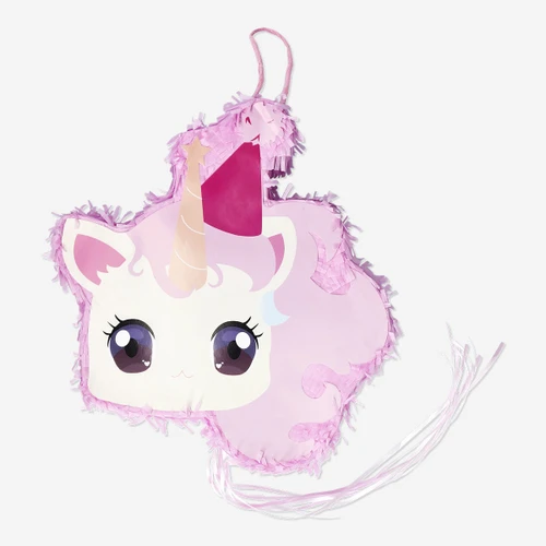 Flying Tiger Copenhagen Pembe Unicorn Şeklinde İçi Doldurulabilir Duvar Süsü