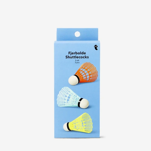 Flying Tiger Copenhagen 3'lü Çok Renkli Badminton Topu Seti