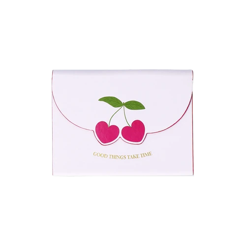 Flying Tiger Copenhagen Kiraz Desenli Pembe Defter A5