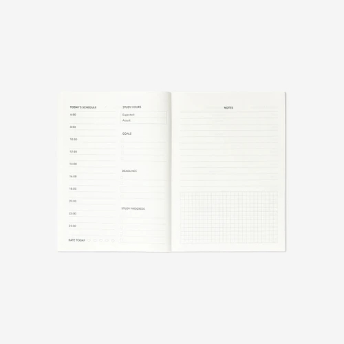 Flying Tiger Copenhagen Yeşil Haftalık Çalışma Planlayıcı Defter