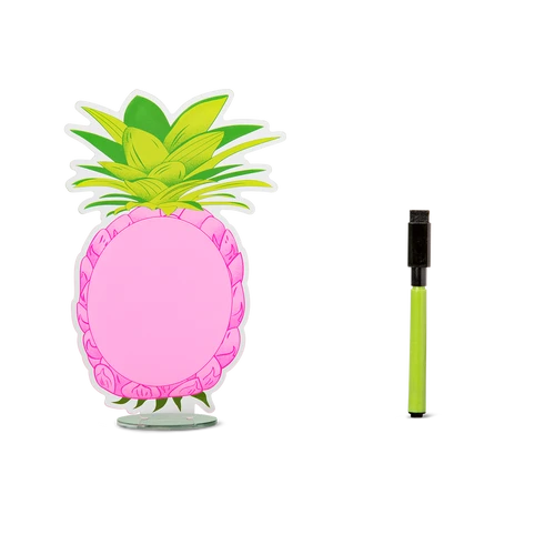 Flying Tiger Copenhagen Pembe Ananas Şeklinde Masaüstü Tahtası