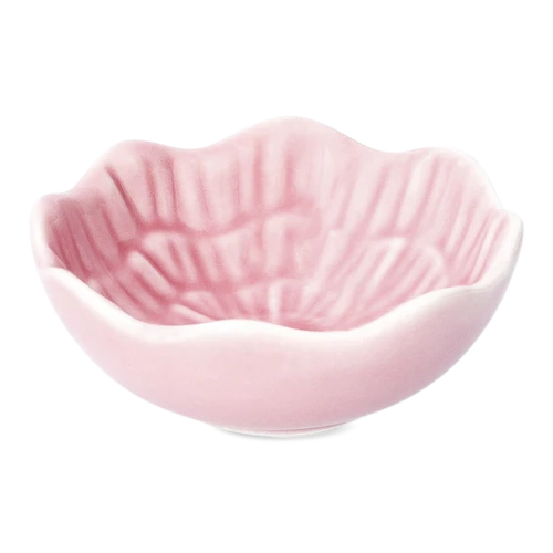 Flying Tiger Copenhagen Küçük Pembe Çiçek Şeklinde Seramik Kase