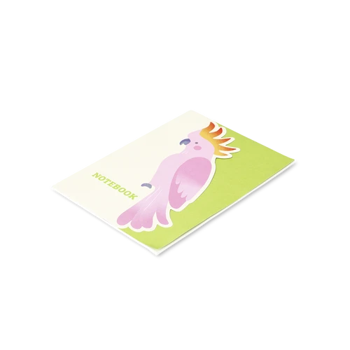 Flying Tiger Copenhagen Pembe Papağan Desenli Defter
