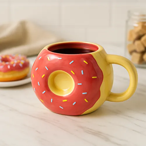 Flying Tiger Copenhagen Donut Şekilli Kupa