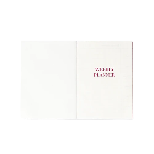 Flying Tiger Copenhagen Pembe Kiraz Desenli Haftalık Planlayıcı Defter