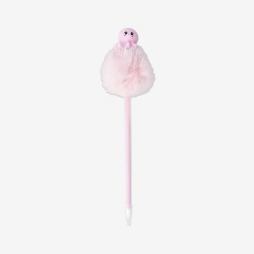 Flying Tiger Copenhagen Pembe Ponpon Detaylı Tükenmez Kalem