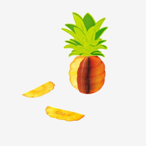 Flying Tiger Copenhagen Turuncu Ananas Şeklinde Not Defteri