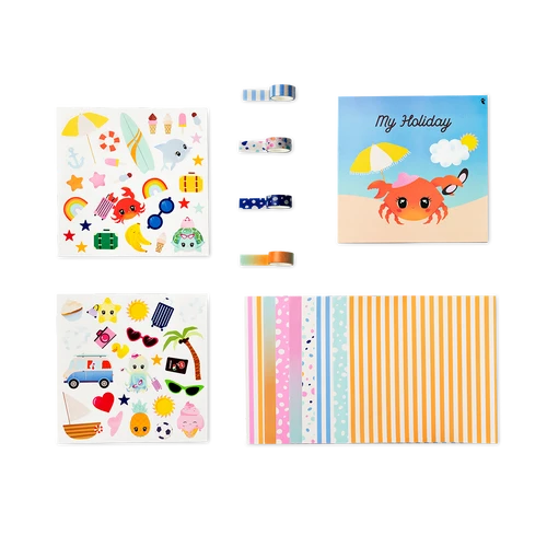 Flying Tiger Copenhagen Seyahat Boy Taşınabilir Stickerlı El İşi Kitabı
