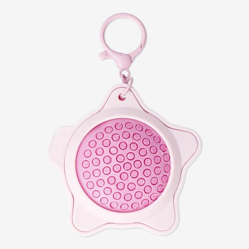 Flying Tiger Copenhagen Pembe Deniz Yıldızı Şeklinde Aynalı Katlanabilir Saç Fırçası