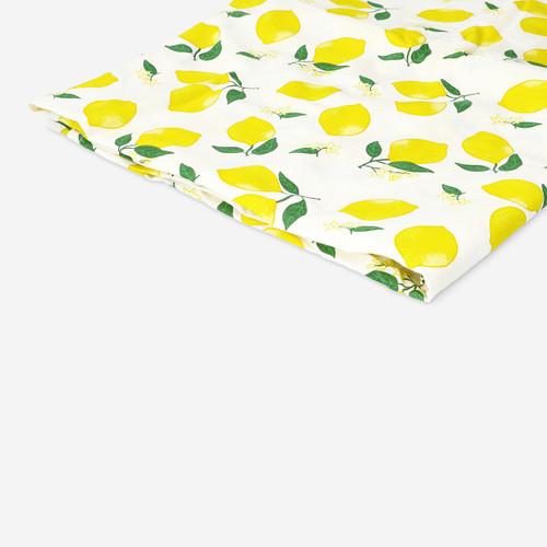 Flying Tiger Copenhagen Sarı Limon Desenli Pamuklu Masa Örtüsü 140 cm x 220 cm