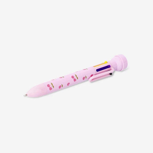 Flying Tiger Copenhagen Pembe Çoklu Uçlu Damga Detaylı Tükenmez Kalem