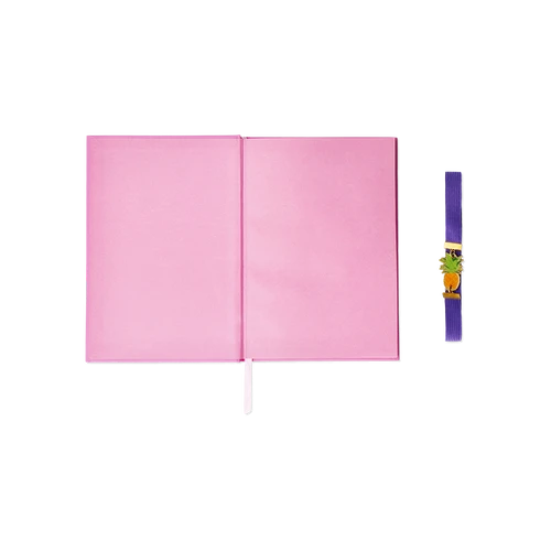 Flying Tiger Copenhagen Ananas Detaylı Pembe Defter