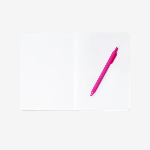 Flying Tiger Copenhagen Kalemli Pembe Geometrik Desenli Defter A5