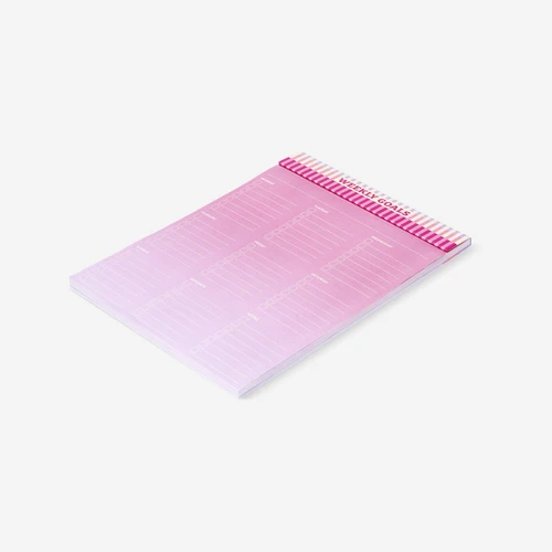 Flying Tiger Copenhagen Pembe Hedefli Haftalık Planlayıcı Not Defteri A5