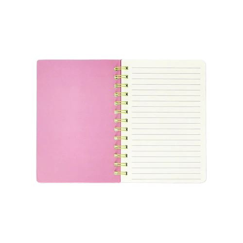 Flying Tiger Copenhagen Hesap Makineli Spiralli Pembe Defter