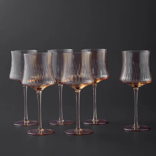 Jumbo Jumbo Sandy Amber 6'lı Kadeh Takımı