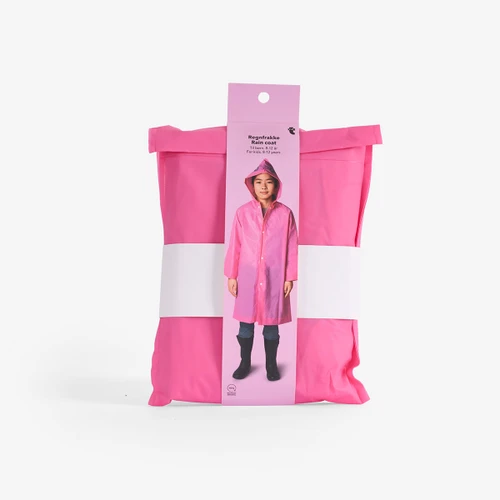 Flying Tiger Copenhagen Pembe Kedi Şeklinde Yağmurluk 8-12 Yaş