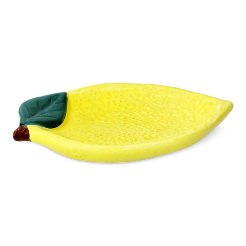 Flying Tiger Copenhagen Sarı Limon Şeklinde Seramik Küçük Tabak