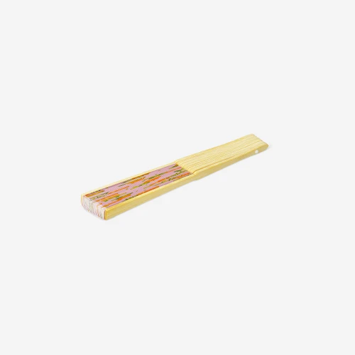 Flying Tiger Copenhagen Ananas Desenli Pembe Bambu Yelpaze