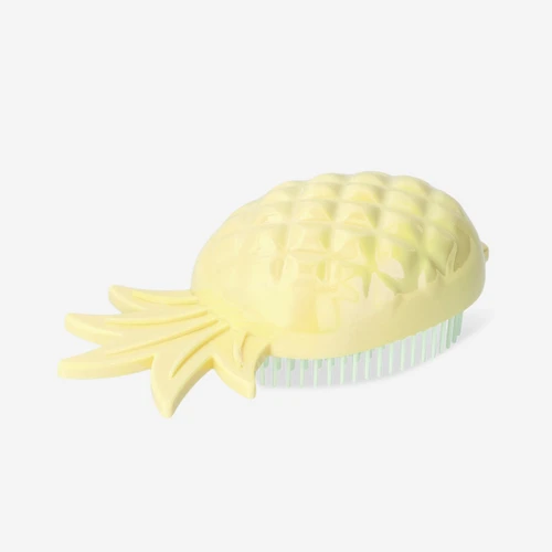 Flying Tiger Copenhagen Sarı Ananas Şeklinde Elektrokaplama Saç Fırçası