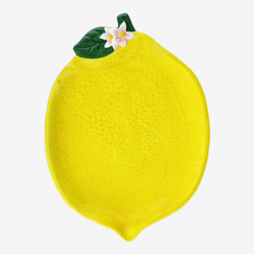 Flying Tiger Copenhagen Sarı Limon Şeklinde Seramik Tabak