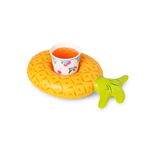 Flying Tiger Copenhagen Sarı Ananas Şeklinde Şişirilebilen Bardak Tutucu