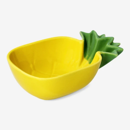 Flying Tiger Copenhagen Sarı Ananas Şeklinde Seramik Kase