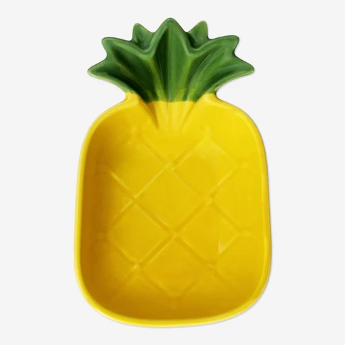 Flying Tiger Copenhagen Sarı Ananas Şeklinde Seramik Kase