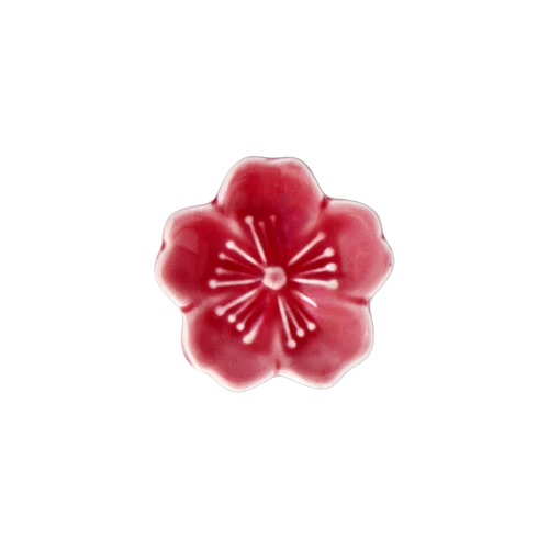 Flying Tiger Copenhagen Pembe Bahar Çiçeği Şeklinde Seramik Chopstick Tutucu