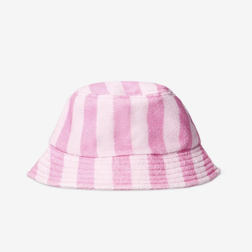 Flying Tiger Copenhagen Pembe Çizgili Bucket Şapka