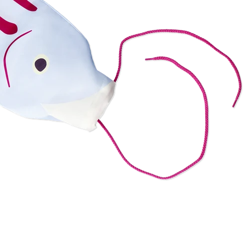 Flying Tiger Copenhagen Pembe Balık Şeklinde İpli Seyahat Torbası