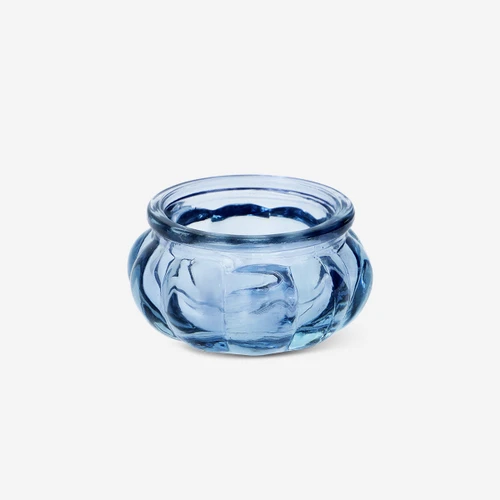 Flying Tiger Copenhagen Mavi Küçük Cam Tealight Mumluk