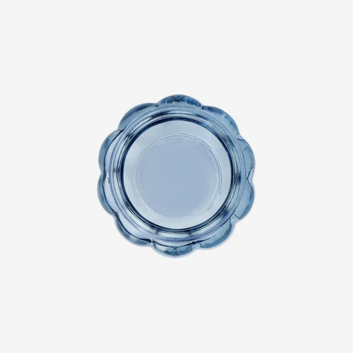 Flying Tiger Copenhagen Mavi Küçük Cam Tealight Mumluk