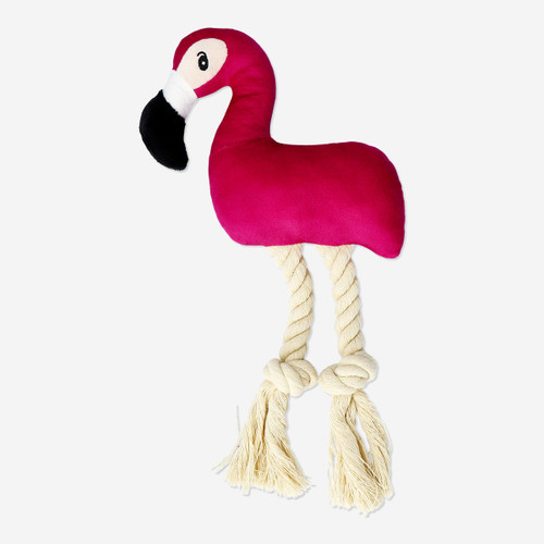 Flying Tiger Copenhagen Pembe Flamingo Şeklinde Çiğneme Oyuncağı