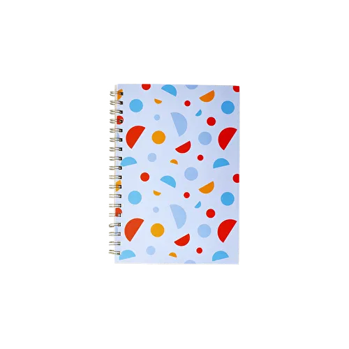 Flying Tiger Copenhagen Geometrik Desenli Spiralli Kareli B5 Defter