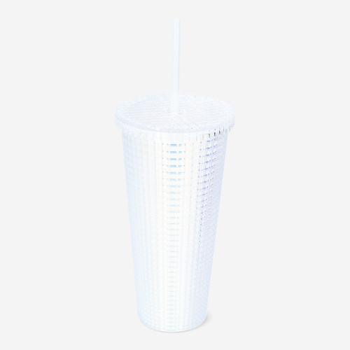 Flying Tiger Copenhagen Beyaz Pipetli Plastik Bardak
