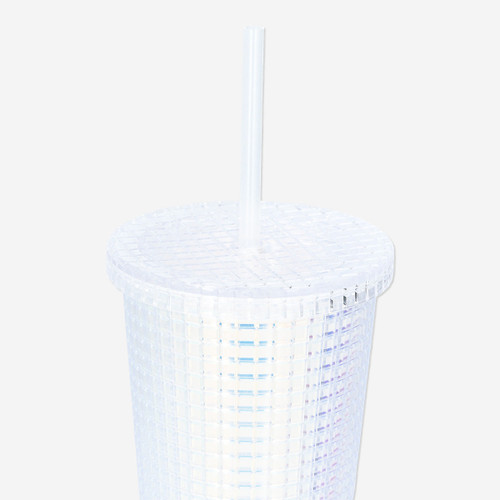 Flying Tiger Copenhagen Beyaz Pipetli Plastik Bardak