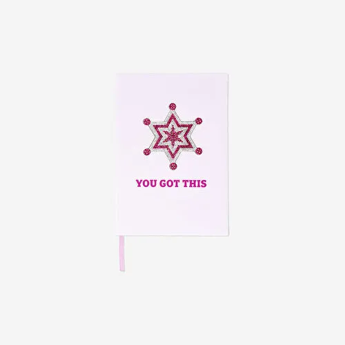 Flying Tiger Copenhagen Pembe Parlak A5 Defter