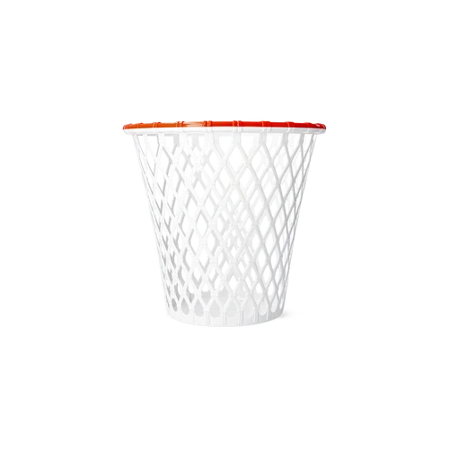 Flying Tiger Copenhagen Beyaz Basketbol Potası Şeklinde Çöp Kovası