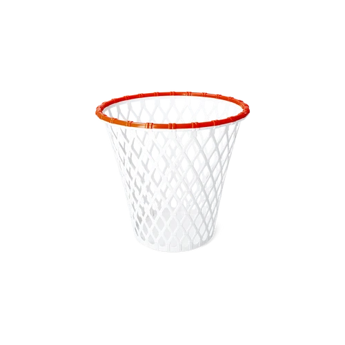 Flying Tiger Copenhagen Beyaz Basketbol Potası Şeklinde Çöp Kovası