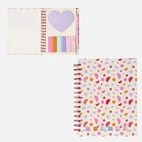 Flying Tiger Copenhagen Stickerlı Spiralli Defter