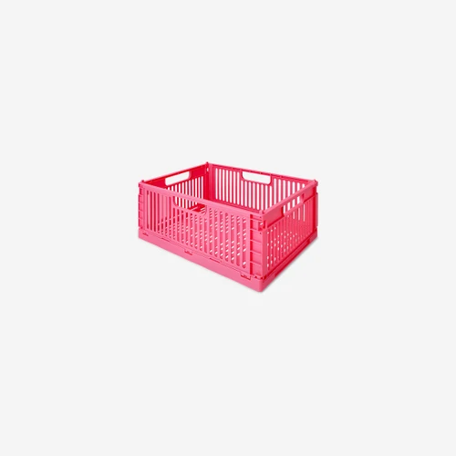 Flying Tiger Copenhagen Pembe Katlanabilir Plastik Kutu