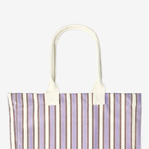 Flying Tiger Copenhagen Çizgili Pamuklu Bez Çanta