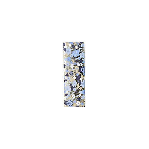 Flying Tiger Copenhagen Mavi Kır Çiçekleri Desenli Kalem Kutu