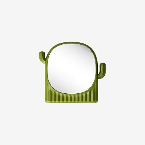 Flying Tiger Copenhagen Yeşil Kaktüs Şeklinde Makyaj Aynası