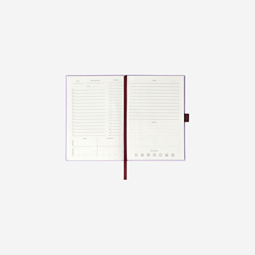 Flying Tiger Copenhagen Mor Tarihsiz A5 Planlayıcı Defter