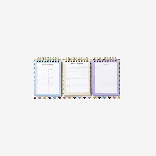 Flying Tiger Copenhagen 3'ü 1 Arada Masaüstü Planlayıcı