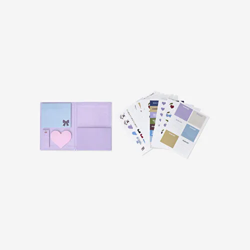 Flying Tiger Copenhagen Mor Planlayıcı Sticker Kitabı