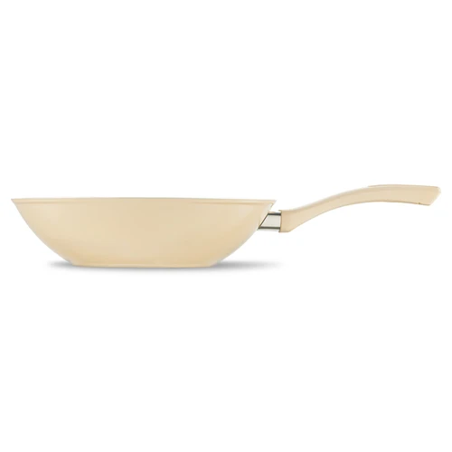 Jumbo Swiss Crystal Dark Cream İndüksiyon Tabanlı Wok Tava 28 cm