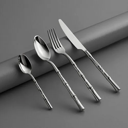 Jumbo 3405 24 Parça 6 Kişilik Tatlı Çatal Kaşık Bıçak Seti